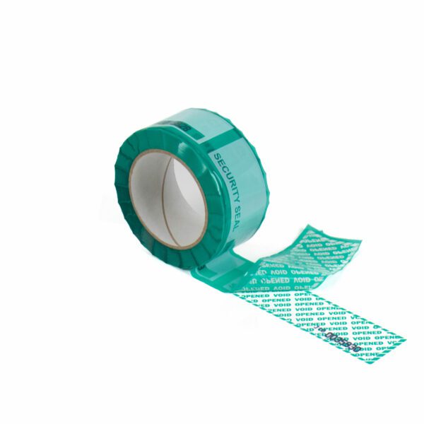 green tamper evident box tape