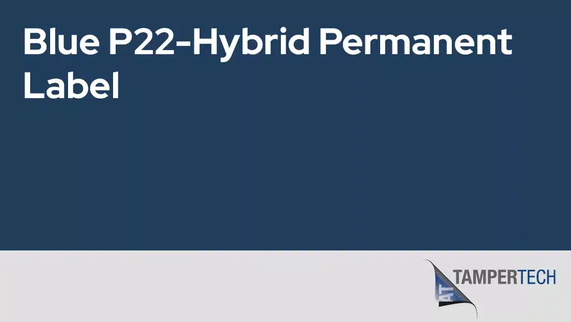 Blue P22 Hybrid Permanent Label jpg