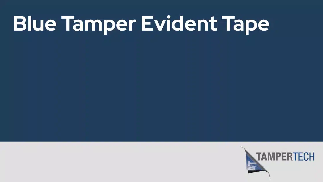 Blue Tamper Evident Tape jpg