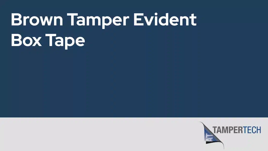 Brown Tamper Evident Box Tape jpg