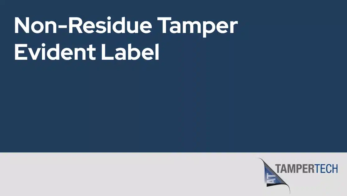 Non Residue Tamper Evident Label jpg