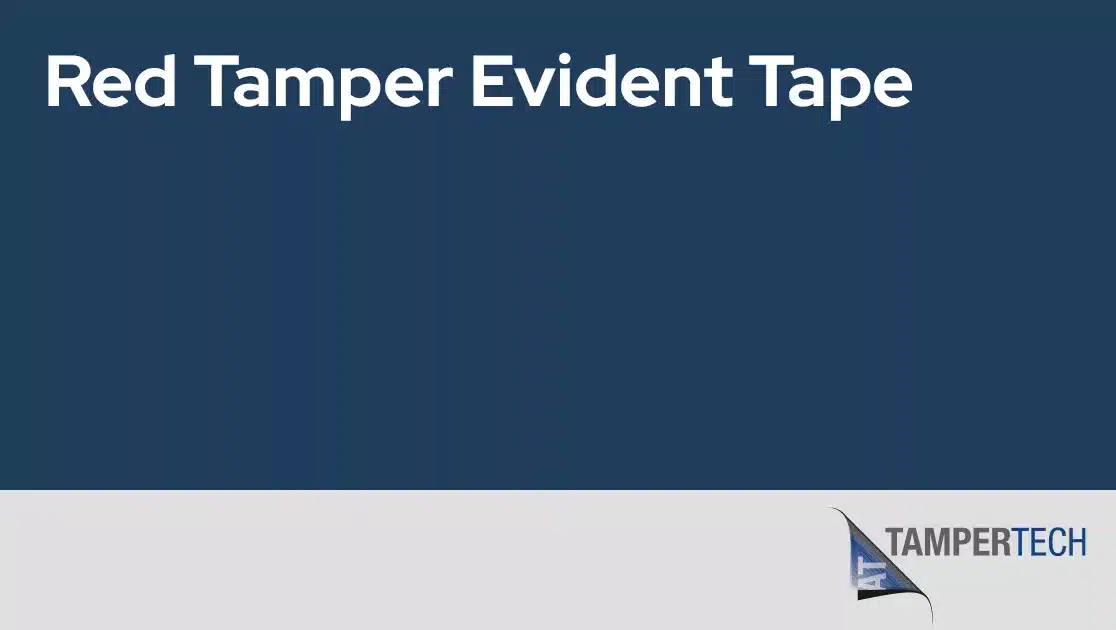 Red Tamper Evident Tape jpg