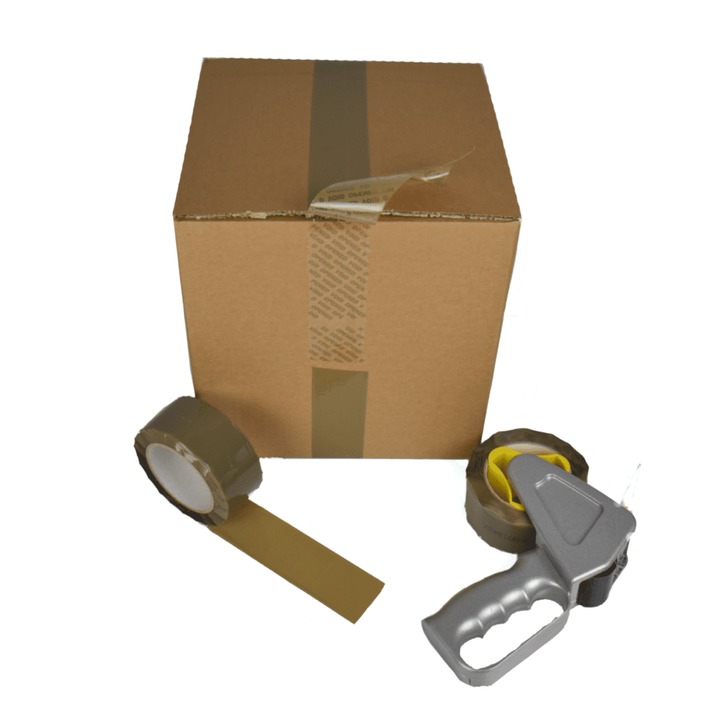 Tamper evident brown covert security box tape