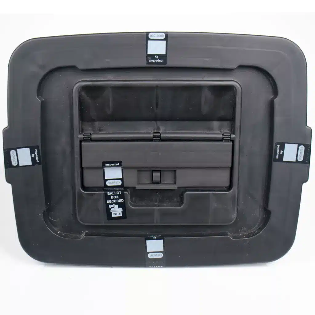 Secure Ballot Box Tamper-Evident Labels Tampertech Product Shot