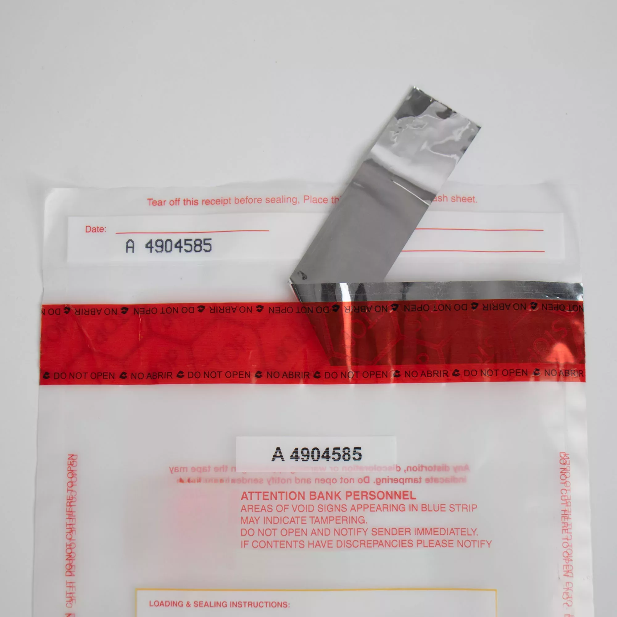 Tamper-Evident Tape for Security Bags from Tampertech